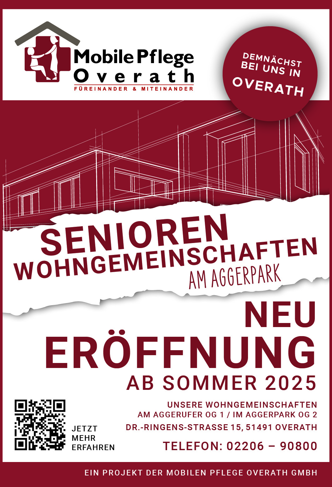 NEU! Ab Sommer 2025 - Unsere Wohngemeinschaften am Aggerpark